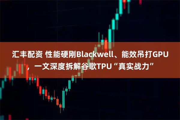 汇丰配资 性能硬刚Blackwell、能效吊打GPU，一文深度拆解谷歌TPU“真实战力”