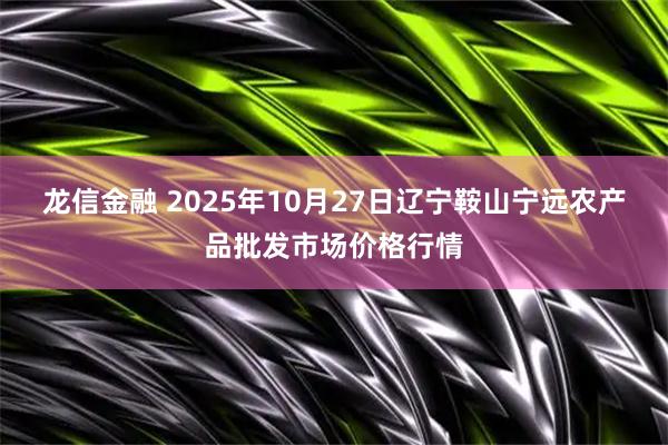 龙信金融 2025年10月27日辽宁鞍山宁远农产品批发市场价格行情